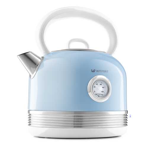 Чайник электрический Kitfort КТ-634-4 Blue/White в Miele