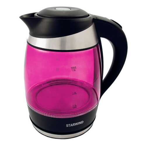 Чайник электрический StarWind SKG2214 Black/Pink в Miele