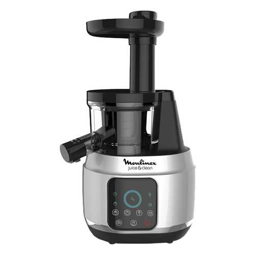 Соковыжималка шнековая Moulinex ZU420E10 black/silver в Miele