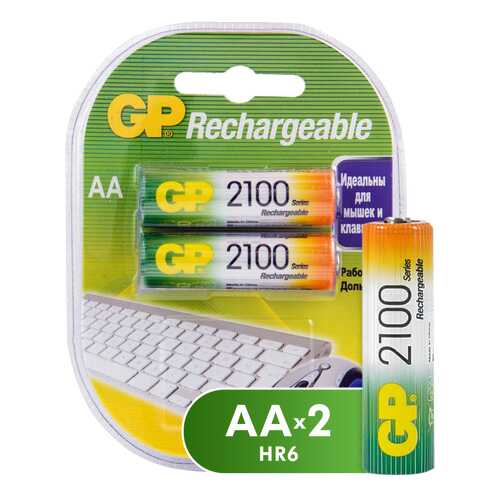 Аккумуляторная батарея GP 210AAHC-2DECRC2 АА 2 шт в Miele