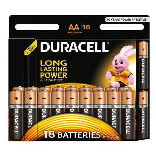 Батарейка Duracell Basic LR6 18 шт в Miele