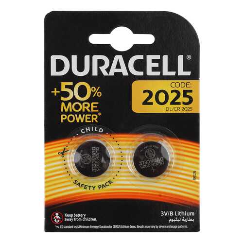 Батарейка Duracell CR2025-2BL 2 шт в Miele