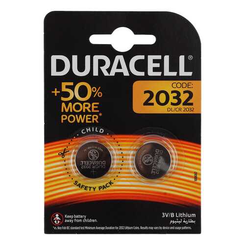 Батарейка Duracell CR2032-2BL 2 шт в Miele