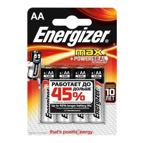 Батарейка Energizer MAX E91/AA BP4 4 шт в Miele