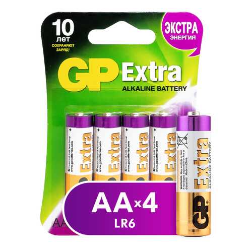 Батарейка GP Batteries Extra GP15AX-2CR4 4 шт в Miele