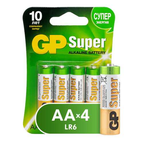 Батарейка GP Batteries Super Alkaline AA (15A-CR4) 4 шт в Miele