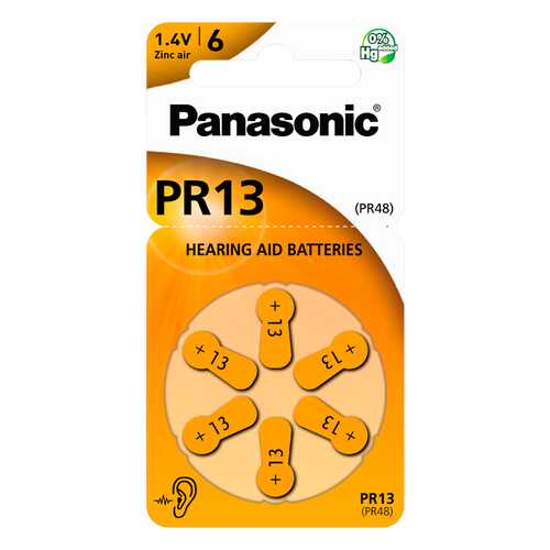 Батарейка Panasonic PR-13/6LB 6 шт в Miele