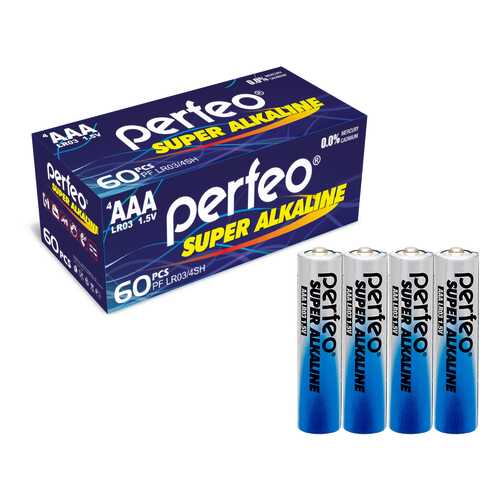 Батарейка Perfeo LR03/4SH Super Alkaline 60 шт в Miele
