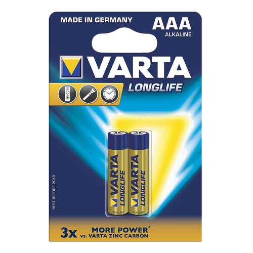 Батарейка Varta Longlife LR03-2BL 2 шт в Miele