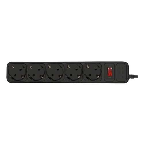 Сетевой фильтр CBR CSF-2500 5, 5 розеток, 5 м, Black в Miele
