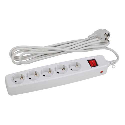 Сетевой фильтр ЭРА SF-5es-2m-W, 5 розеток, 2 м, White в Miele