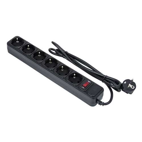 Сетевой фильтр ExeGate SP-6-3, 6 розеток, 3 м, Black в Miele