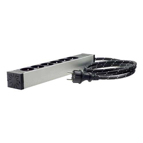 Сетевой фильтр In-Akustik AC-1502-P6, 6 розеток, 3 м, Silver/Black в Miele