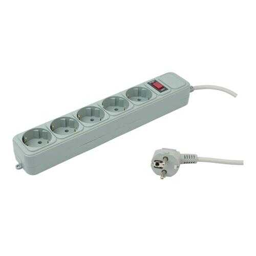 Сетевой фильтр PC PET AP01006-3-G, 5 розеток, 3 м, Grey в Miele