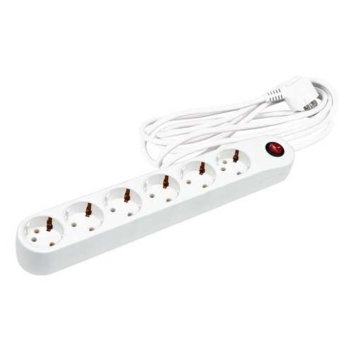 Сетевой фильтр Uniel S-GSP6-3C, 6 розеток, 3 м, White в Miele