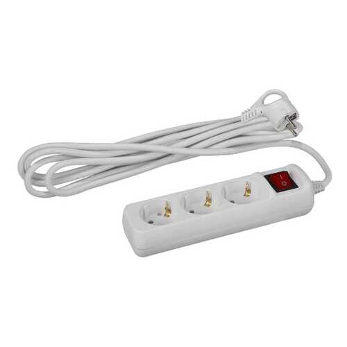 Удлинитель ЭРА U-3es-3m 3 розетки, 3 м, White в Miele