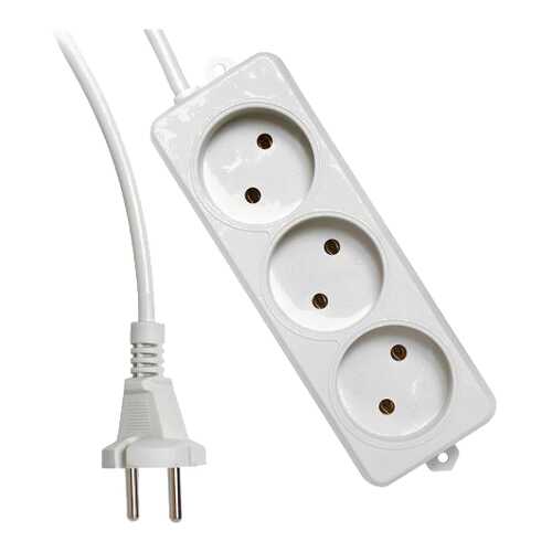 Удлинитель Гарнизон EL-NL3-W-5, 3 розетки, 5 м, White в Miele