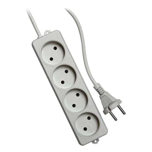 Удлинитель Гарнизон EL-NL4-W-2, 4 розетки, 2 м, White в Miele
