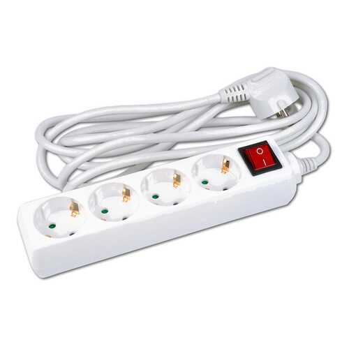 Удлинитель Uniel S-GCD4-3B, 4 розетки, 3 м, White в Miele
