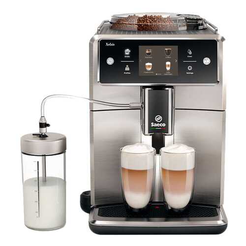 Кофемашина автоматическая Saeco Xelsis SM7685/00 Silver/Black в Miele