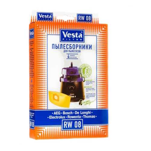 Пылесборник Vesta filter RW 08 4шт в Miele