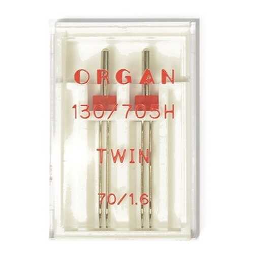 Иглы Organ двойные №70/1,6 для БШМ упак,2 иглы в Miele
