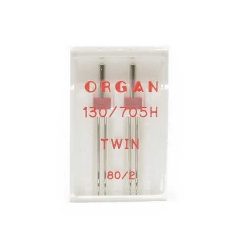 Иглы Organ двойные №80/2 для БШМ упак,2 игла в Miele