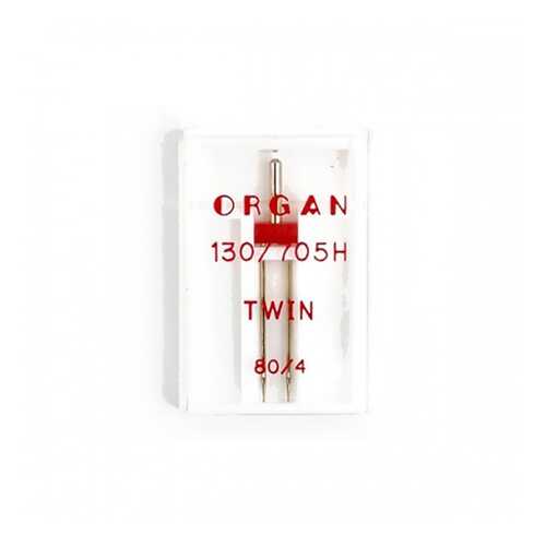 Иглы Organ двойные №80/4 для БШМ упак,1 игла в Miele