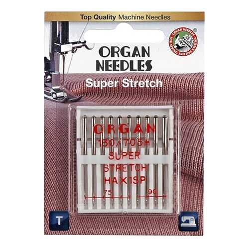 Иглы Organ супер стрейч 10/75-90 Blister в Miele