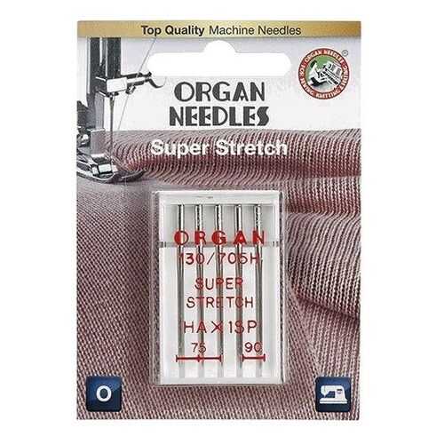 Иглы Organ супер стрейч 5/75-90 Blister в Miele