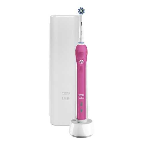Электрическая зубная щетка Braun Oral-B Pro 2 2500 Cross Action Pink+Футляр в Miele