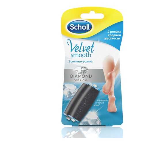 Сменная насадка для роликовой пилки Scholl Velvet Smoot средней жесткости 2 шт в Miele