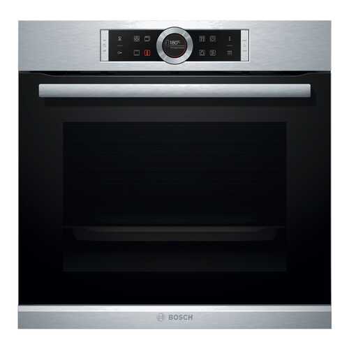 Встраиваемый электрический духовой шкаф Bosch HBG672BS1F Silver в Miele