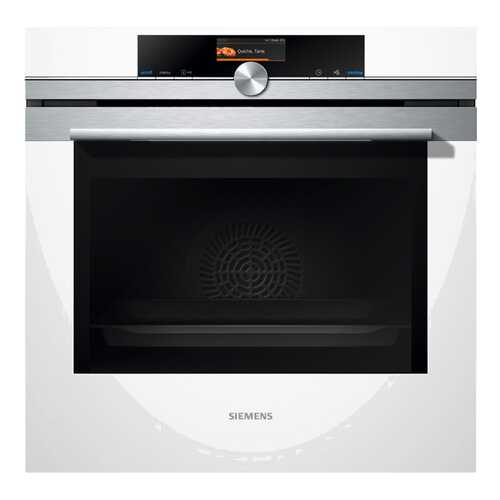 Встраиваемый электрический духовой шкаф Siemens HB656GHW1 White в Miele