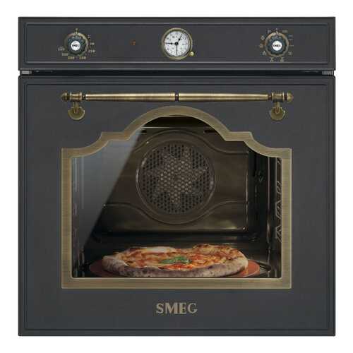 Встраиваемый электрический духовой шкаф Smeg SFP750AOPZ Black в Miele