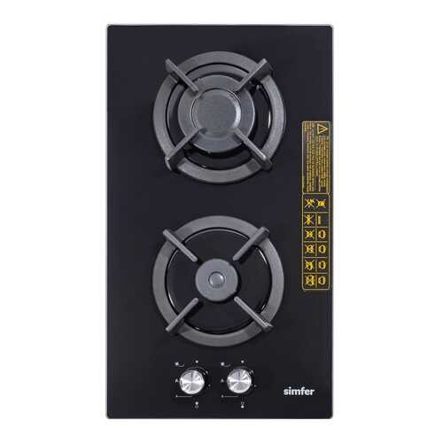 Встраиваемая газовая панель Simfer H30N20B516 Black в Miele