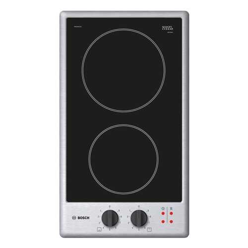 Встраиваемая варочная панель электрическая Bosch PKE345CA1 Silver/Black в Miele