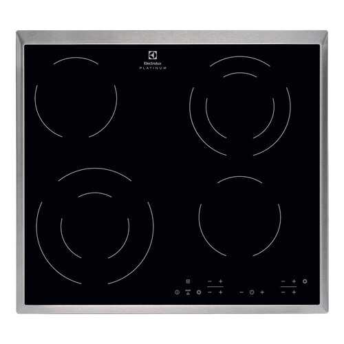 Встраиваемая варочная панель электрическая Electrolux CEE6432KX Black в Miele