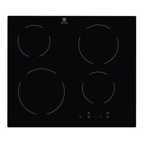 Встраиваемая варочная панель электрическая Electrolux EHV56240AK Black в Miele