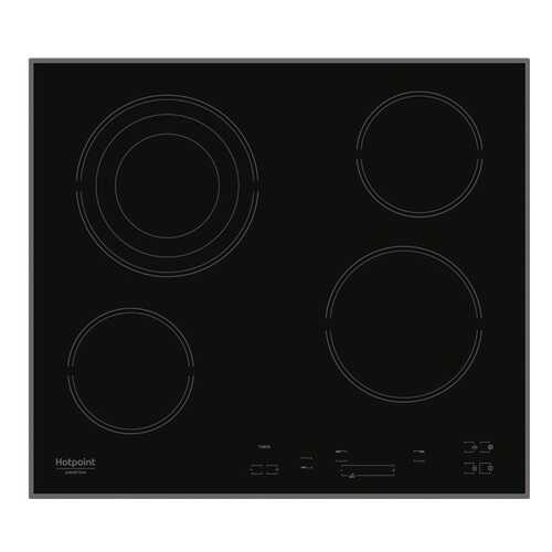 Встраиваемая варочная панель электрическая Hotpoint-Ariston HAR 643 T A Black в Miele