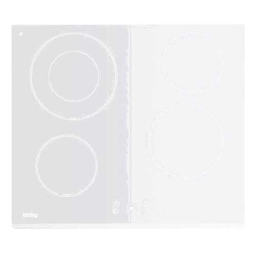 Встраиваемая варочная панель электрическая Korting HK 62001 BW White в Miele