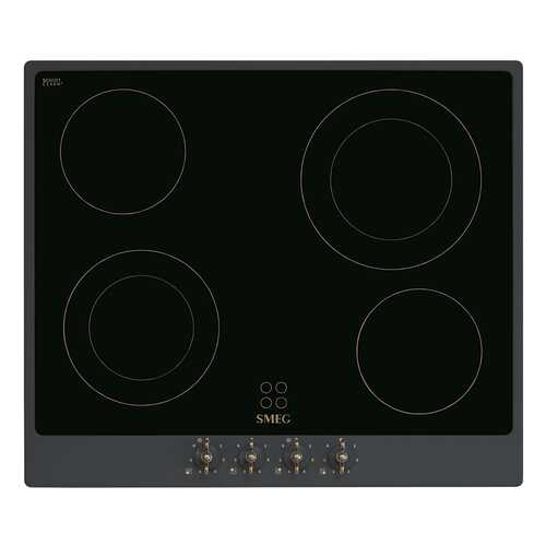 Встраиваемая варочная панель электрическая Smeg P864AO Black в Miele
