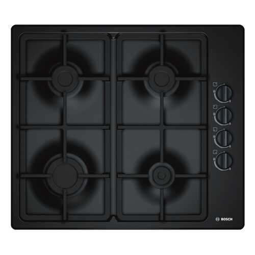Встраиваемая варочная панель газовая Bosch pBP6C6B90 Black в Miele