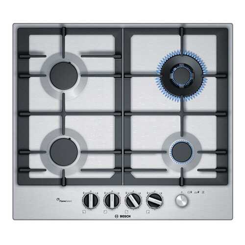 Встраиваемая варочная панель газовая Bosch PCH6A5B90R Silver в Miele