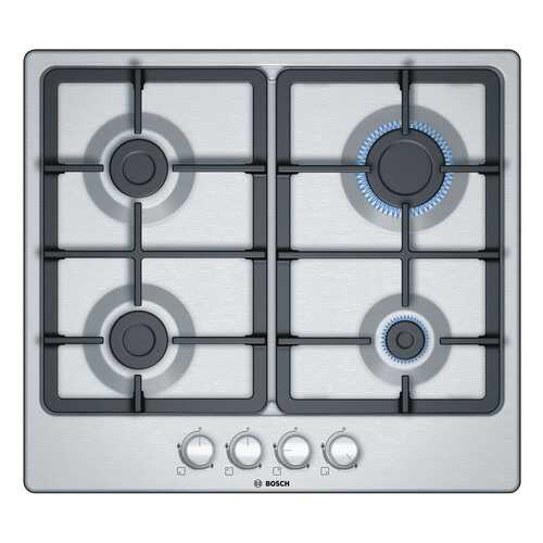 Встраиваемая варочная панель газовая Bosch PGP6B5O90R Silver в Miele