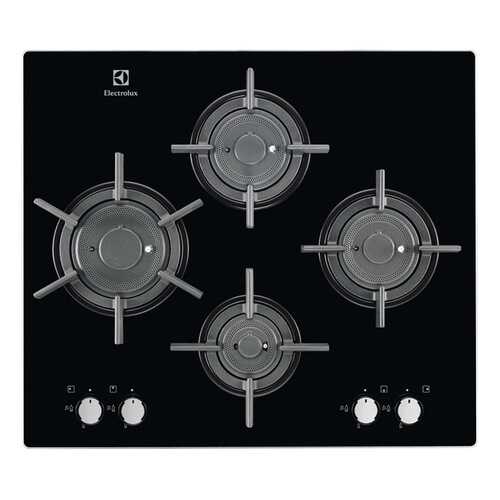 Встраиваемая варочная панель газовая Electrolux EGT96647LK Black/Silver в Miele