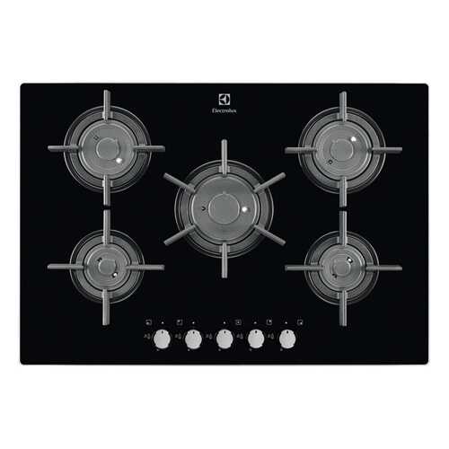 Встраиваемая варочная панель газовая Electrolux EGT97657NK Black/Silver в Miele