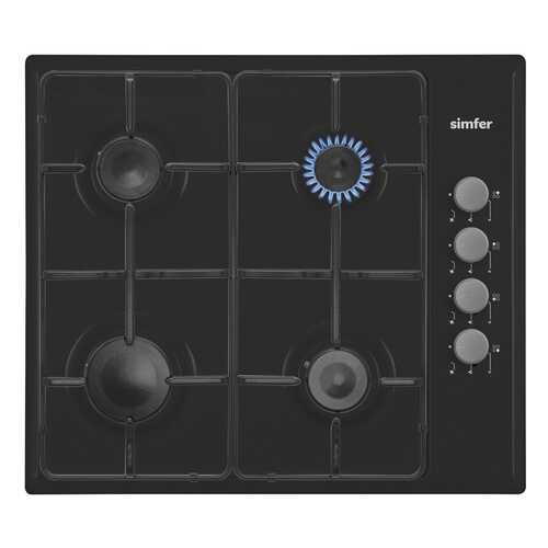 Встраиваемая варочная панель газовая Simfer H60Q40B411 Black в Miele