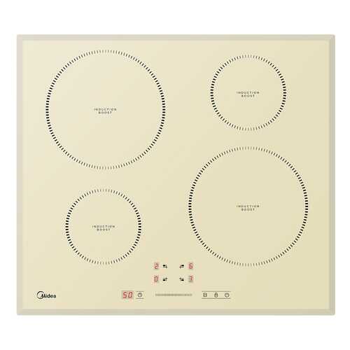 Встраиваемая варочная панель индукционная Midea MIH64721FIV Beige в Miele