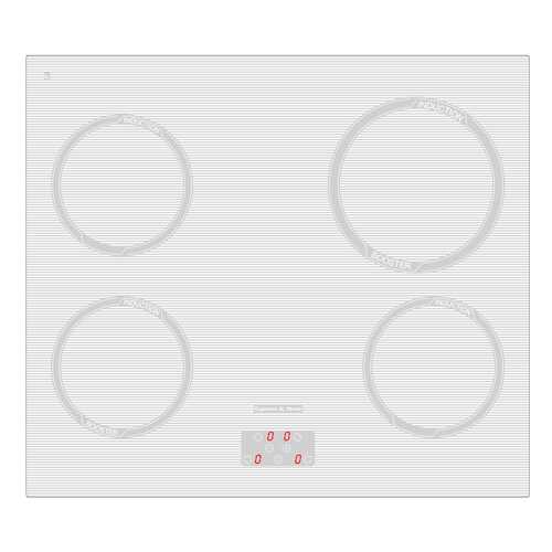 Встраиваемая варочная панель индукционная Zigmund & Shtain CIS 299.60 WX White в Miele